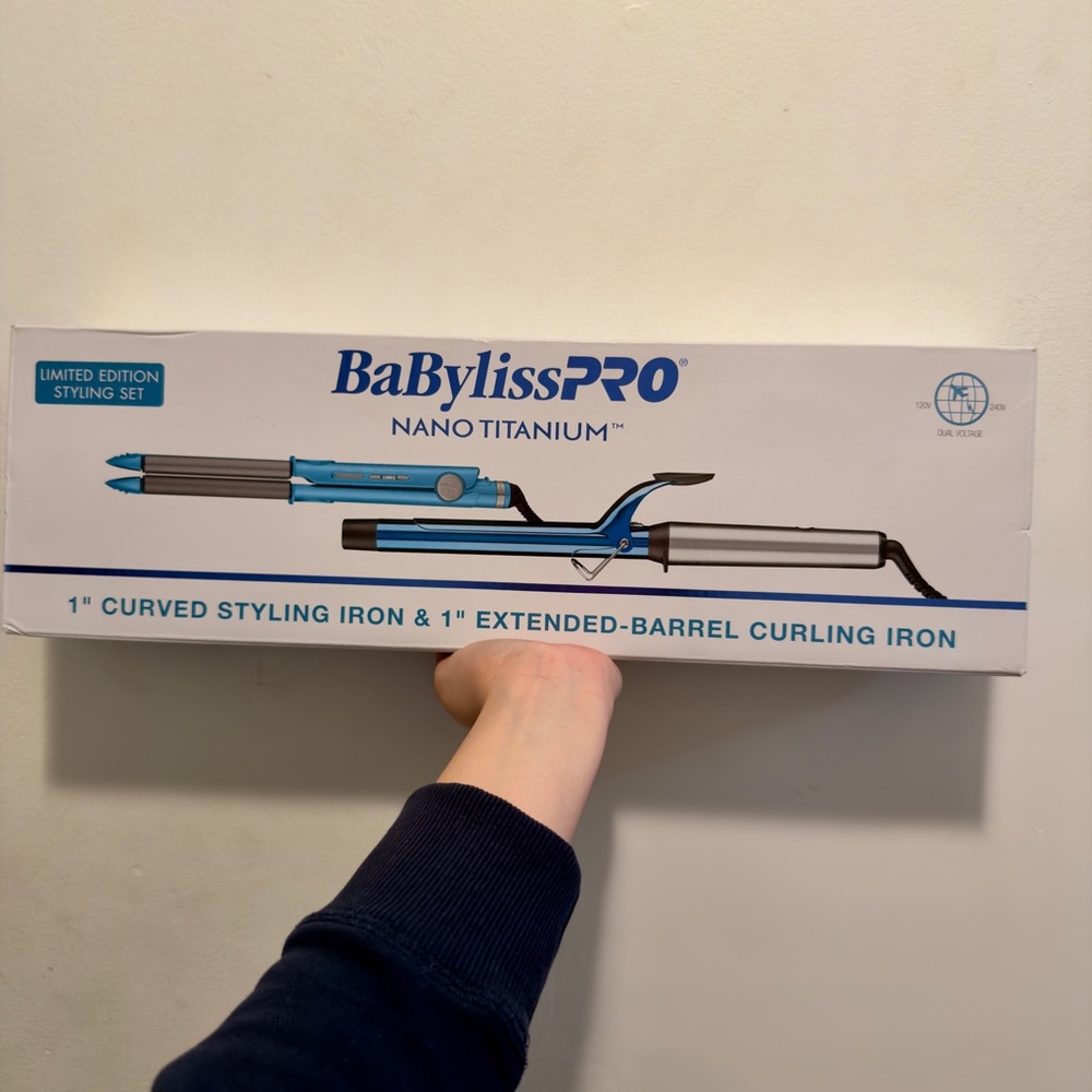 BaBylissPRO Nano Titanium Straightener and Curling Iron